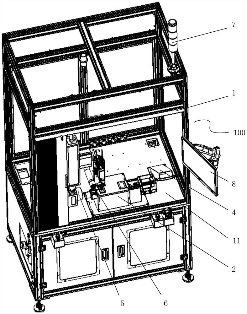 Magnetic induction sensor automatic test system and test method