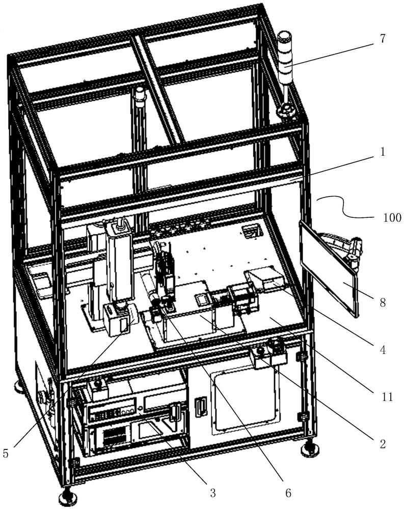 Magnetic induction sensor automatic test system and test method