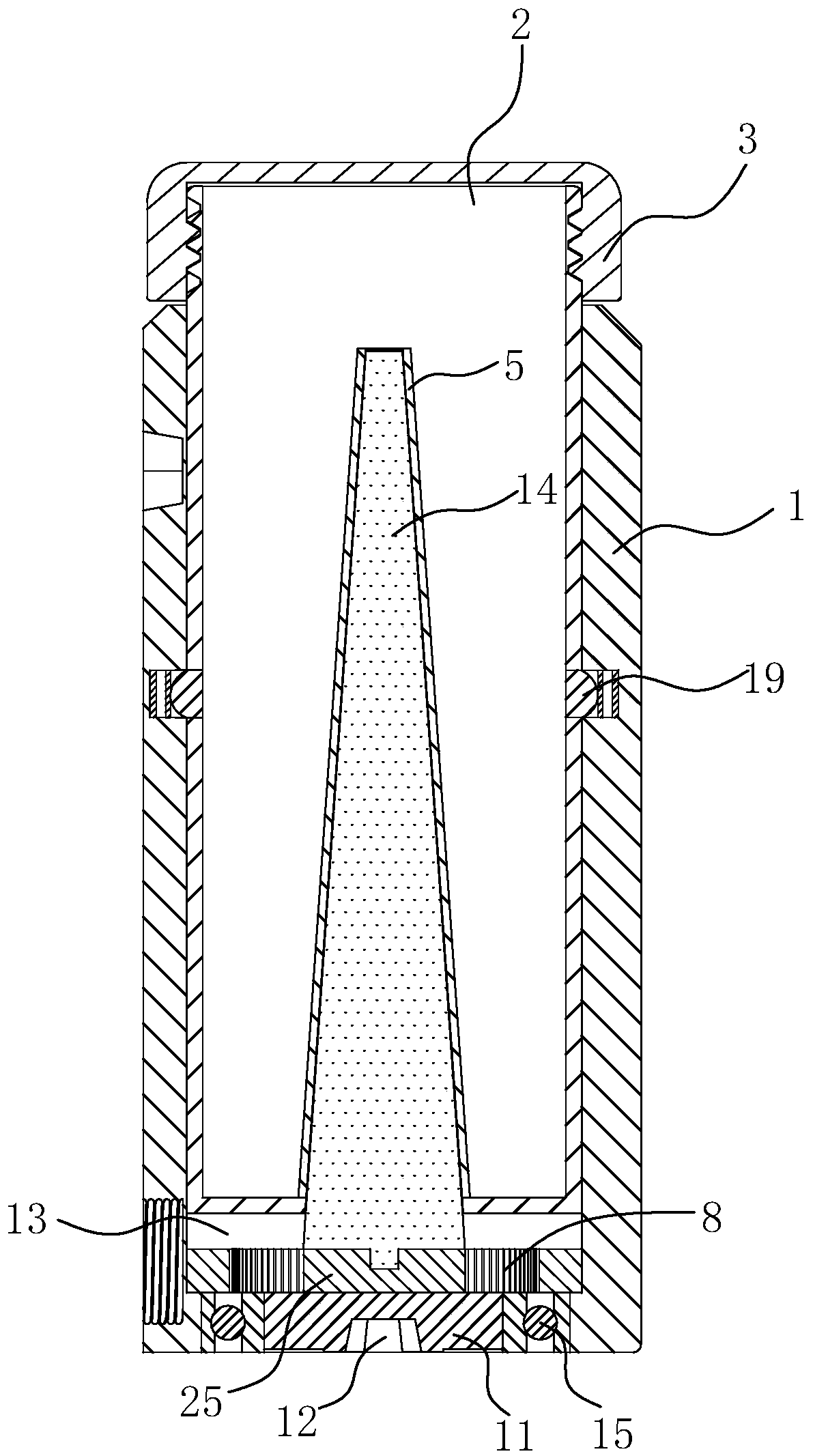 Mechanical heating cup