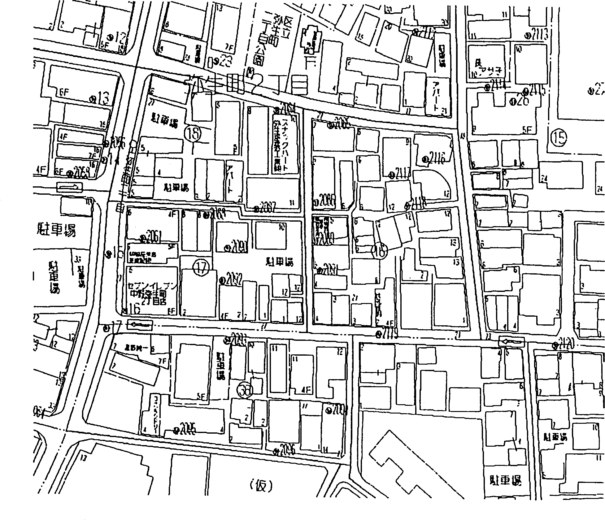 Device and method for creating and using data on road map expressed by polygons