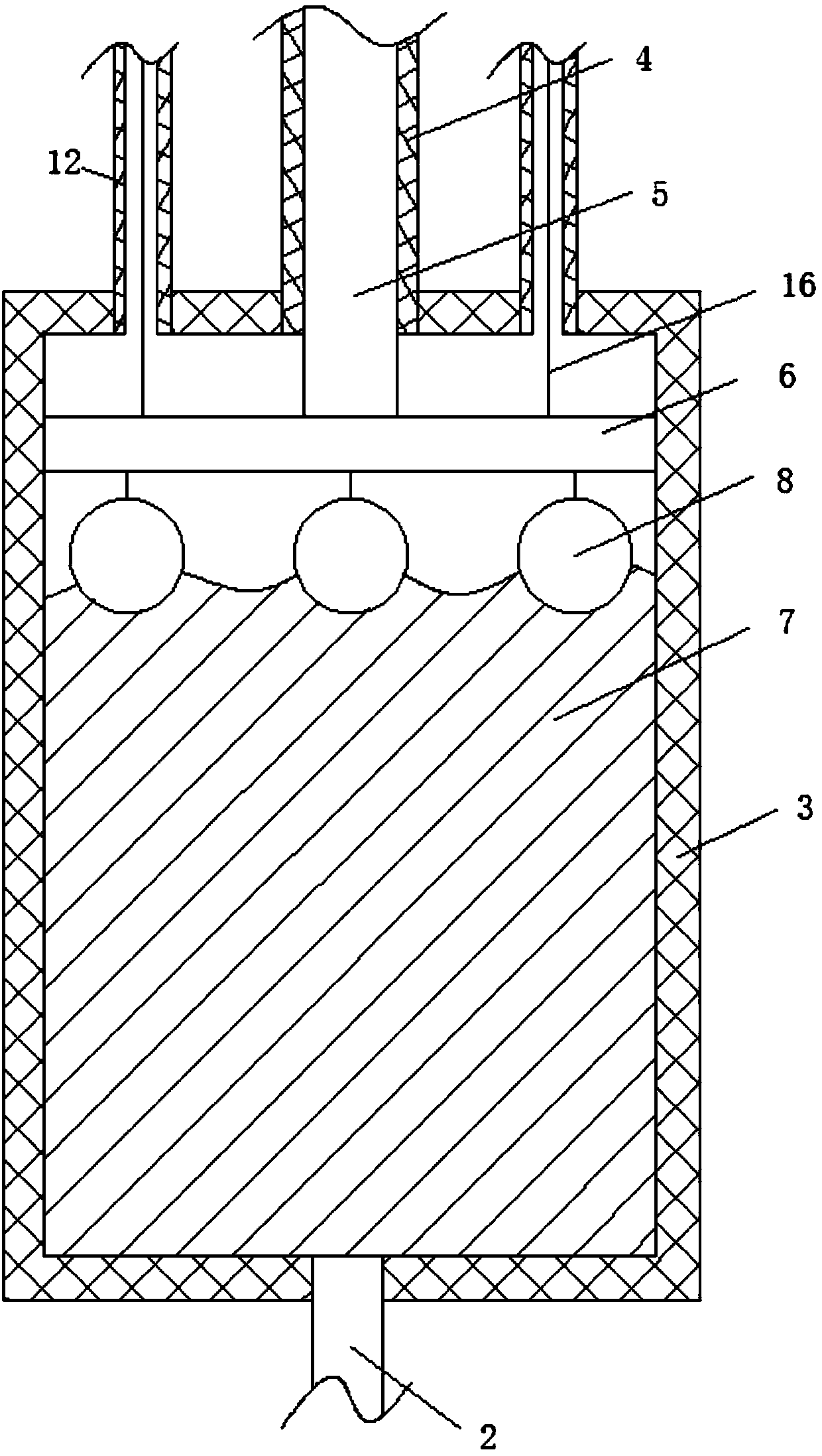 Stirring equipment for bentonite production