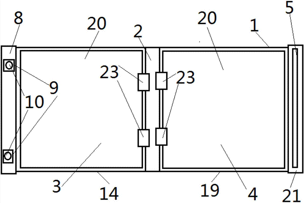 Glass window structure