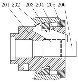 Hydraulic copy grinding device