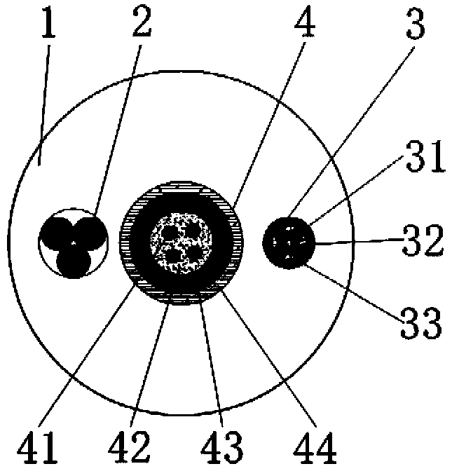 High-sensitivity wide-range stress-strain sensing optical cable and its monitoring method