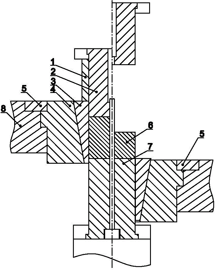 Compression forming mold for sintered metal product, application thereof and forming mold release method