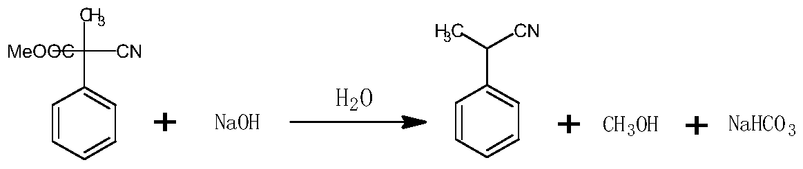 A kind of preparation method of 2-phenylpropionic acid