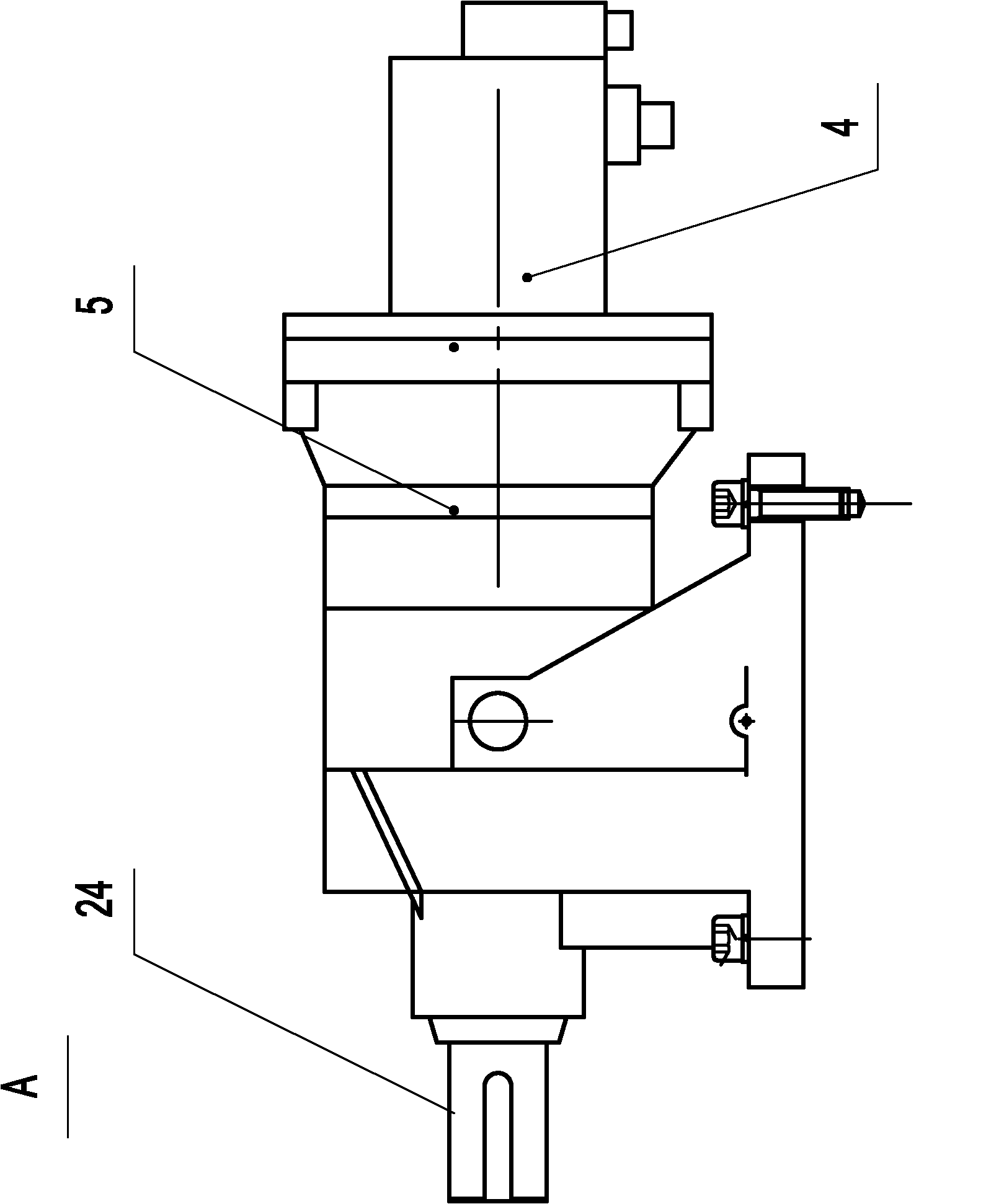 Shaft force and torque combined testing machine for fastening piece