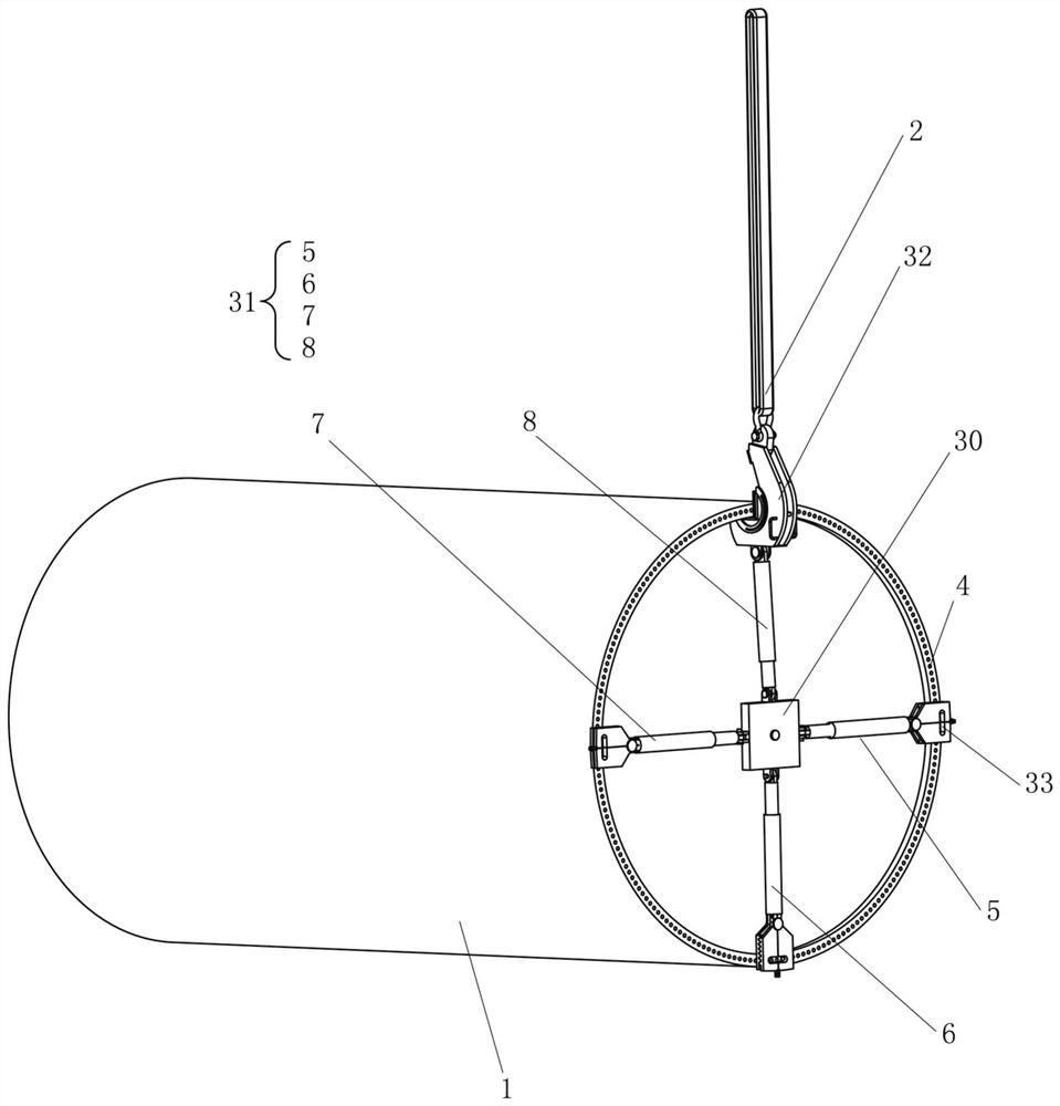 Tower lifting appliance