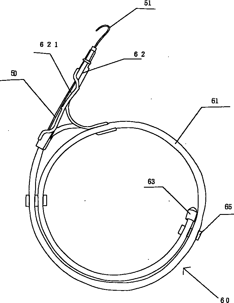 Exterior pipe of hard film