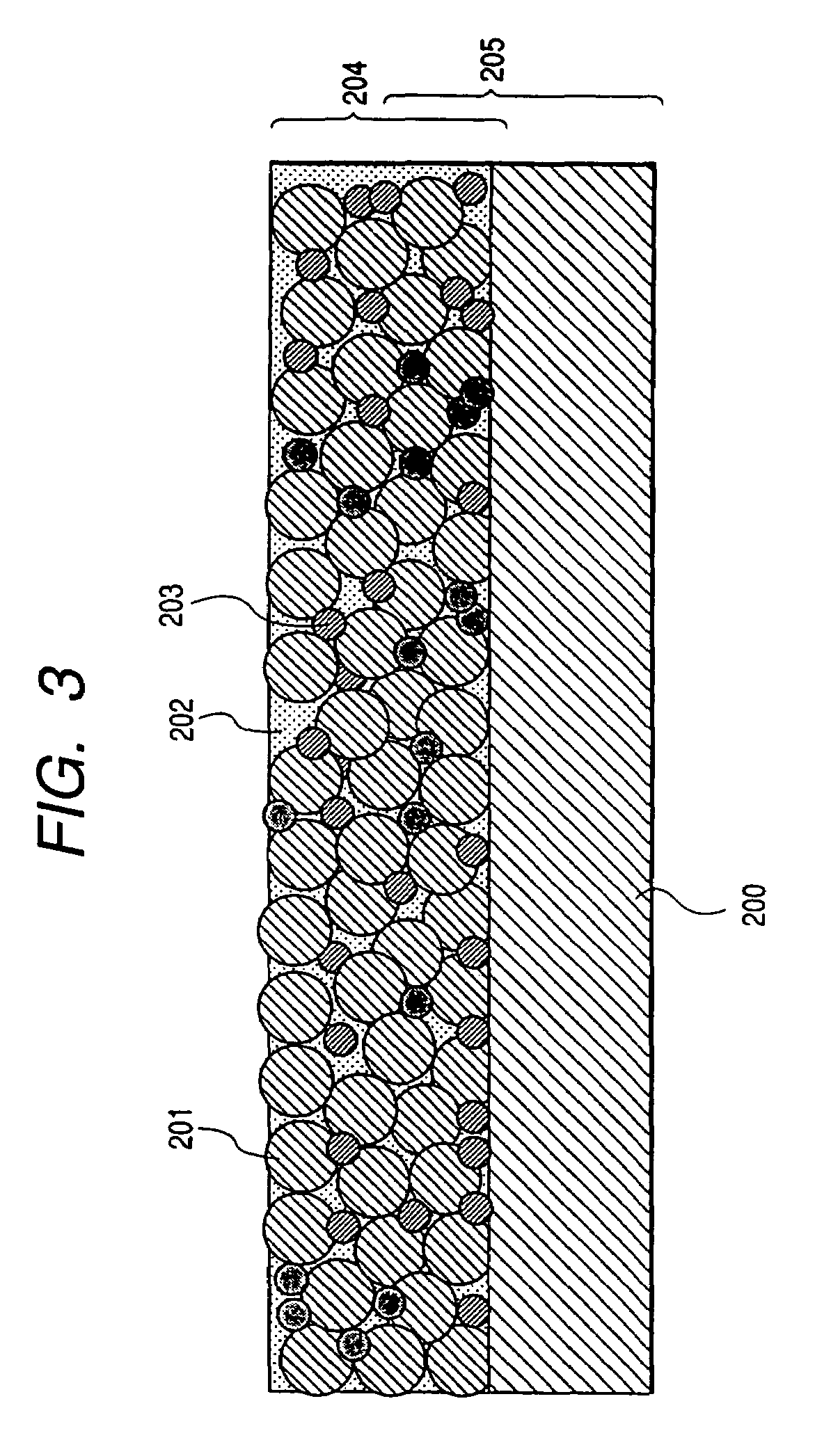 Electrode structure production process