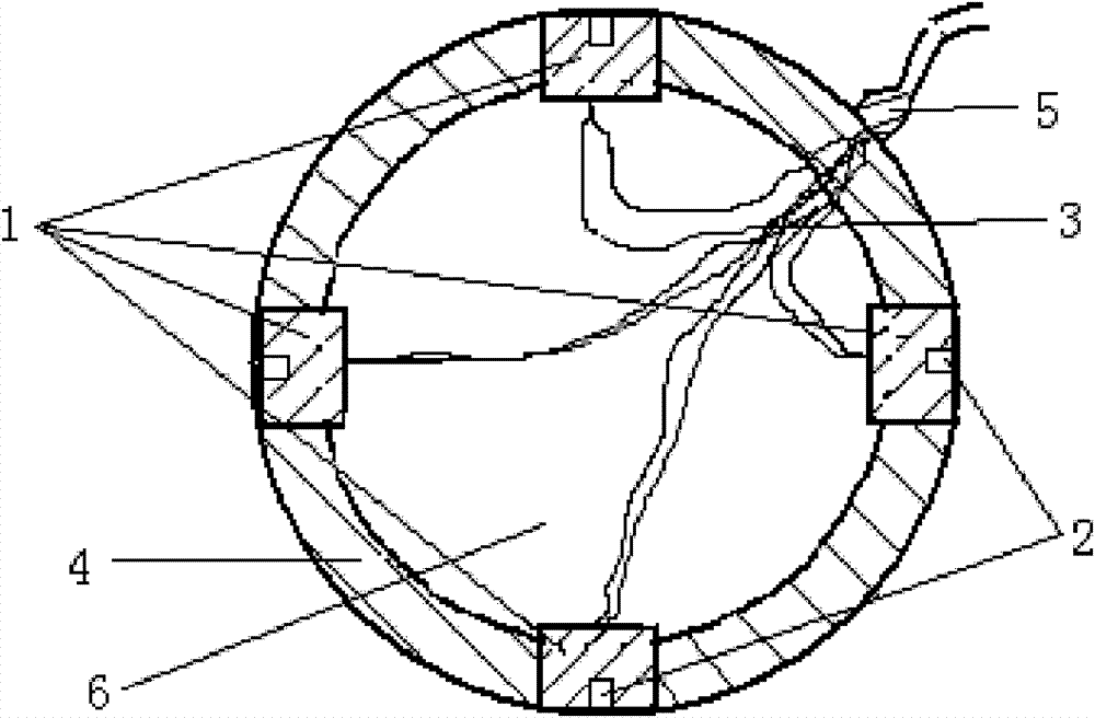 Hollow-structured three-dimensional vector hydrophone with neutral buoyancy in water