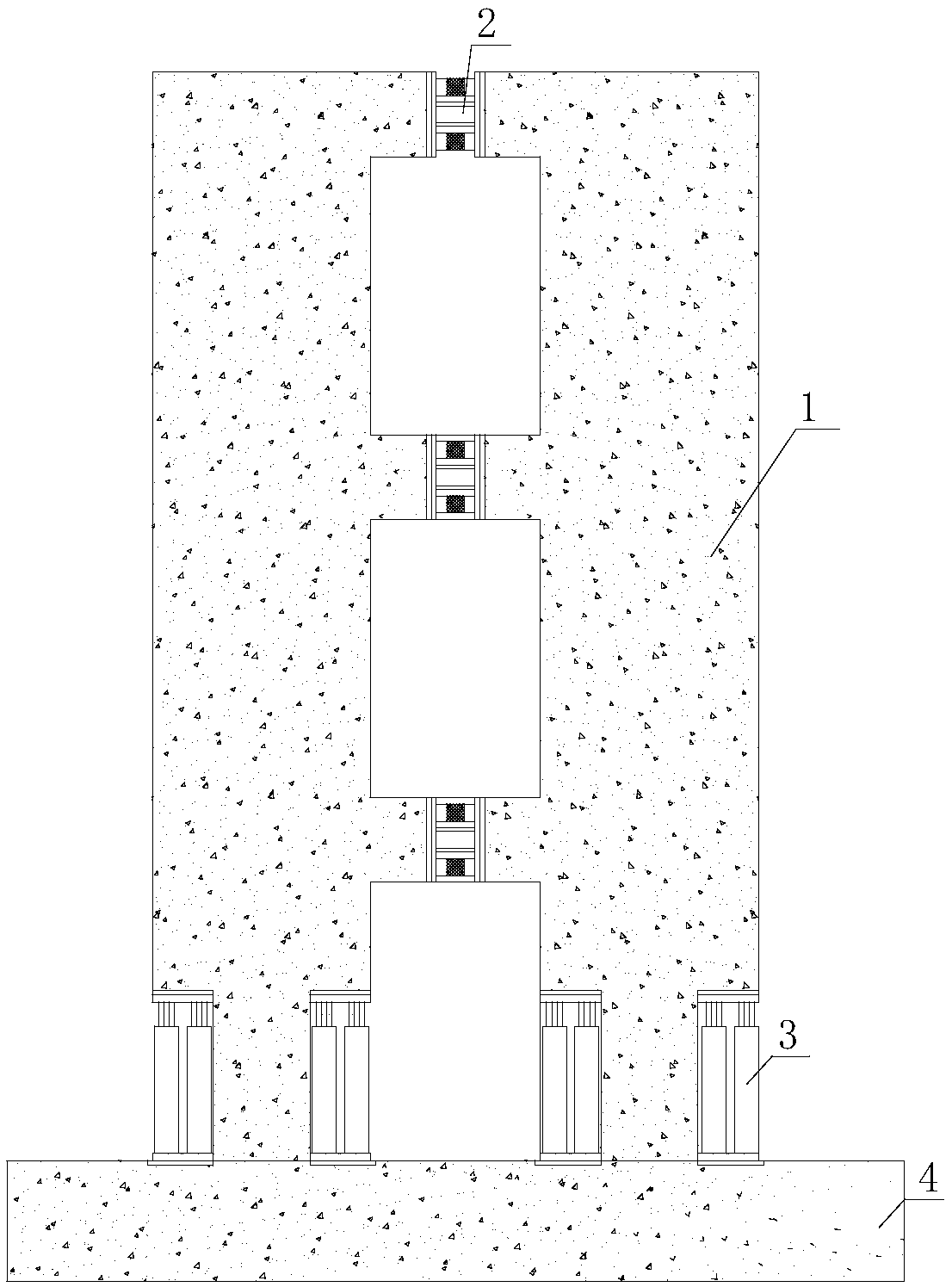 Function-restorable coupled shear wall with replaceable component