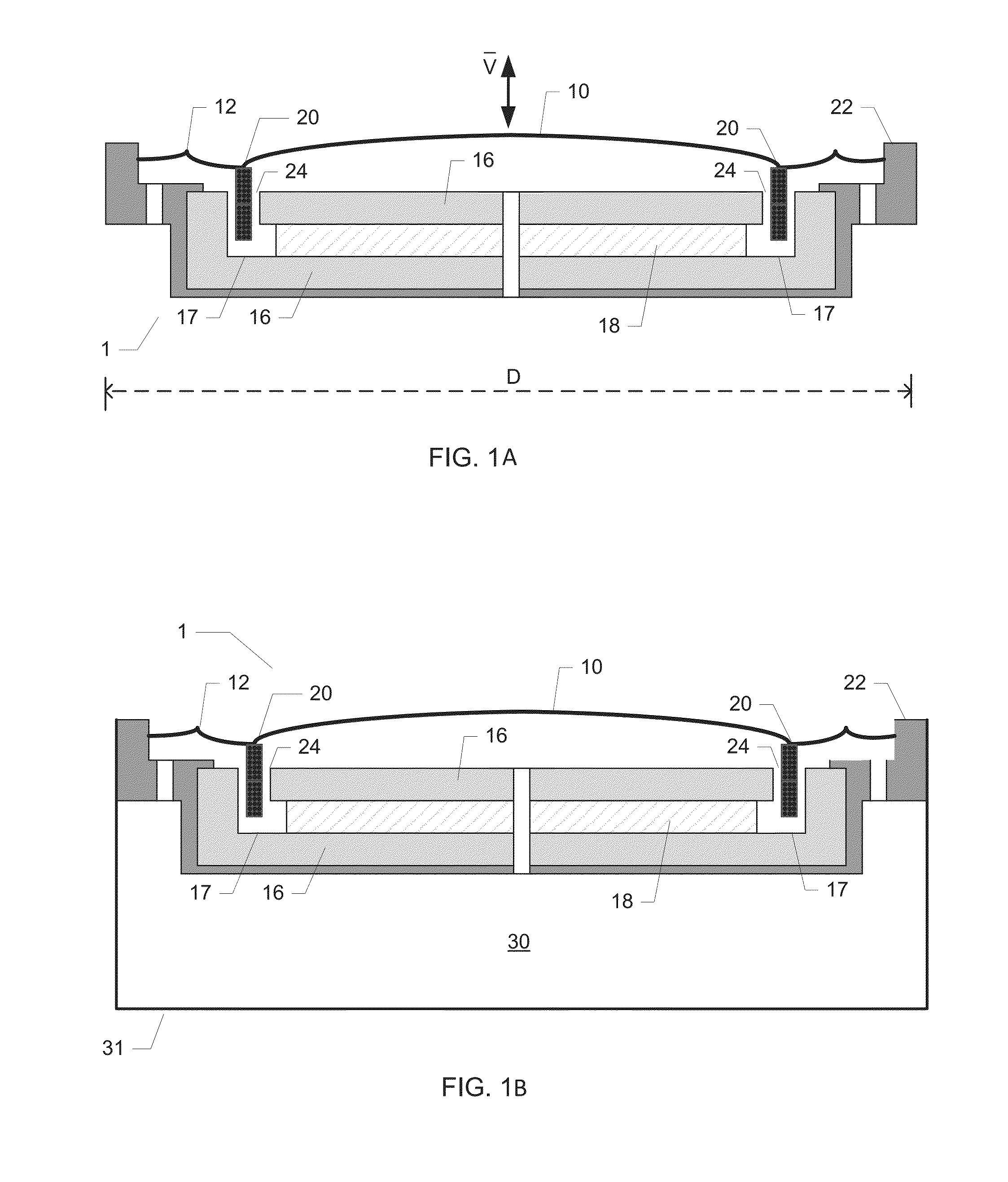 Method of controlling diaphragm excursion of electrodynamic loudspeakers