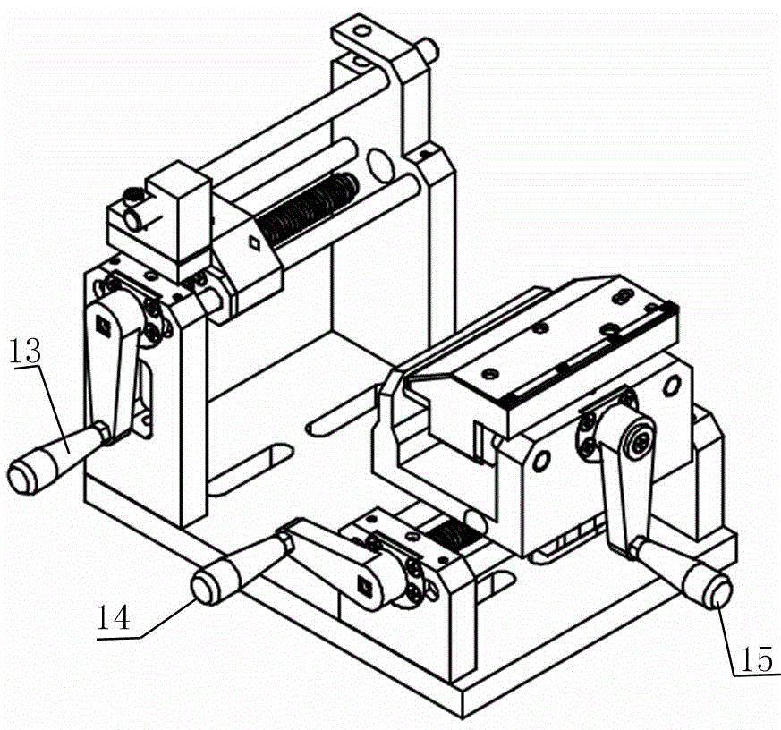 Test bracket of generator heating test bench