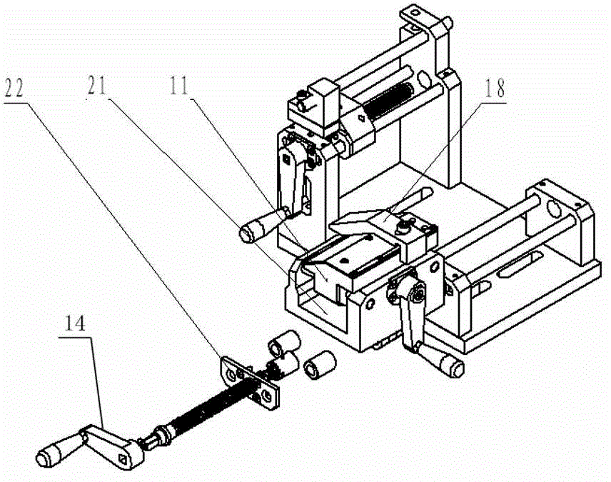 Test bracket of generator heating test bench