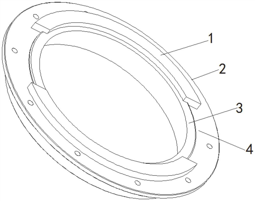 Protection device for replacing oil retainer, dismounting and mounting platform and oil retainer replacing method