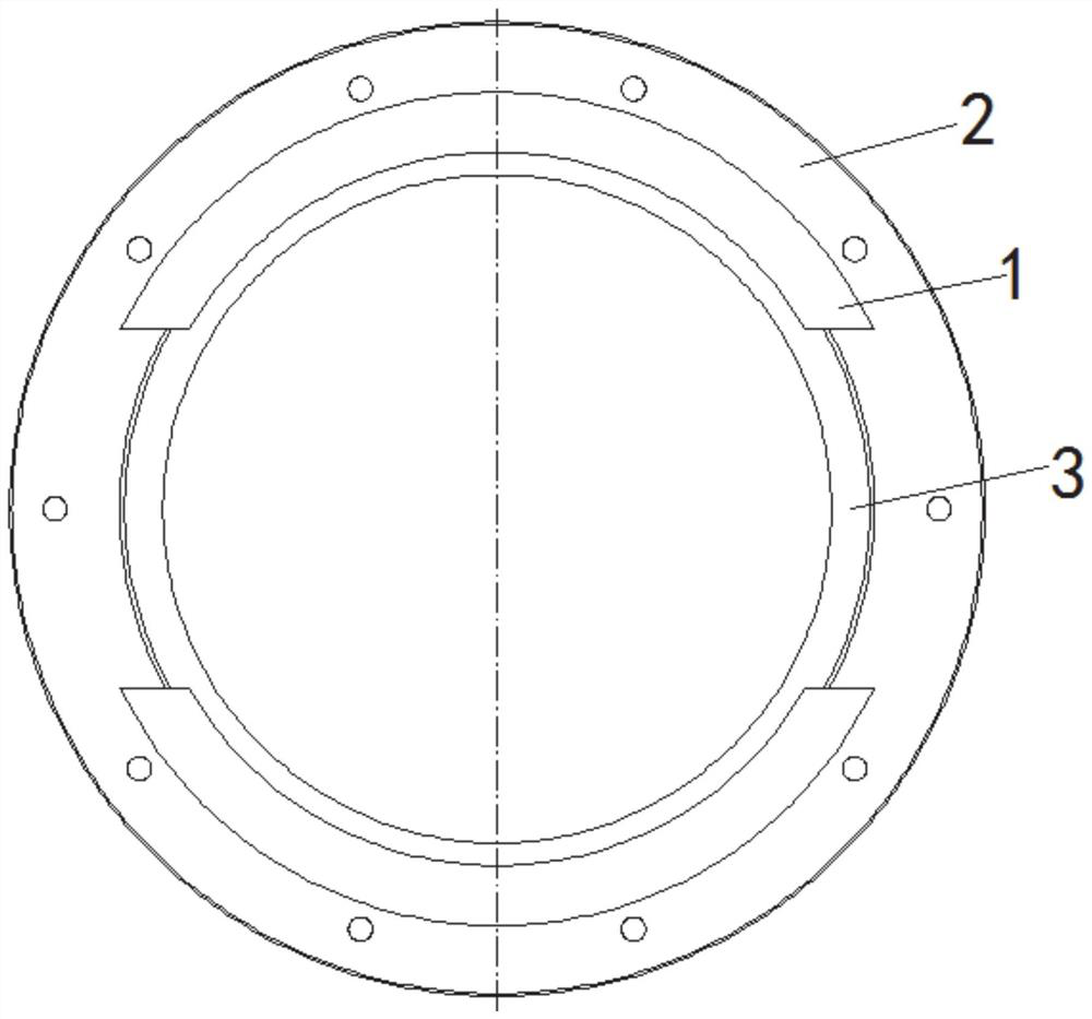 Protection device for replacing oil retainer, dismounting and mounting platform and oil retainer replacing method