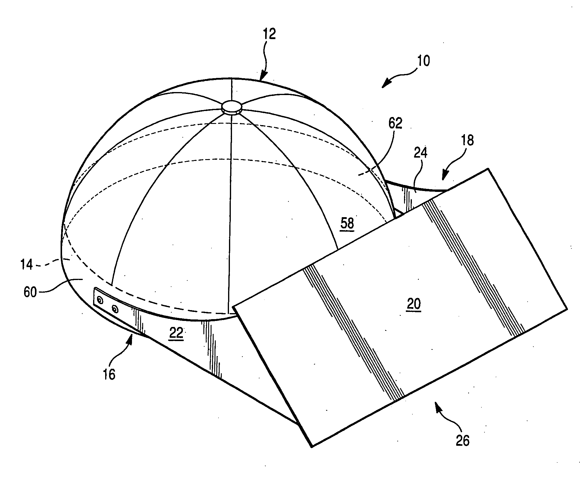 Headgear having airflow characteristics