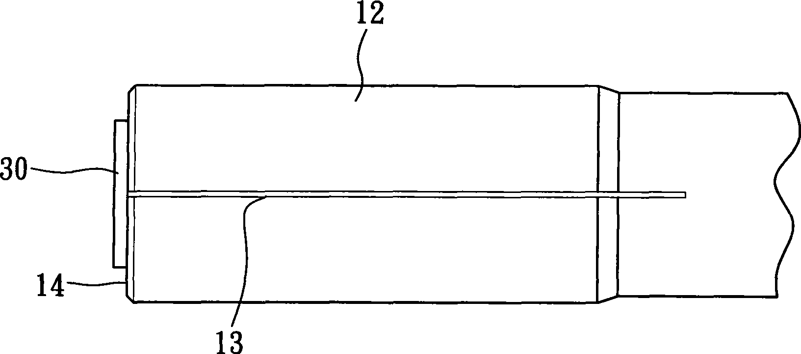 Electric torsion wrench measurement structure