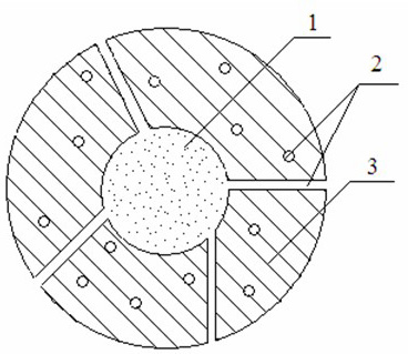 Sustained/controlled release microsphere of biological extract Genipin cross-linked chitosan coated stilbene compound and preparation method thereof