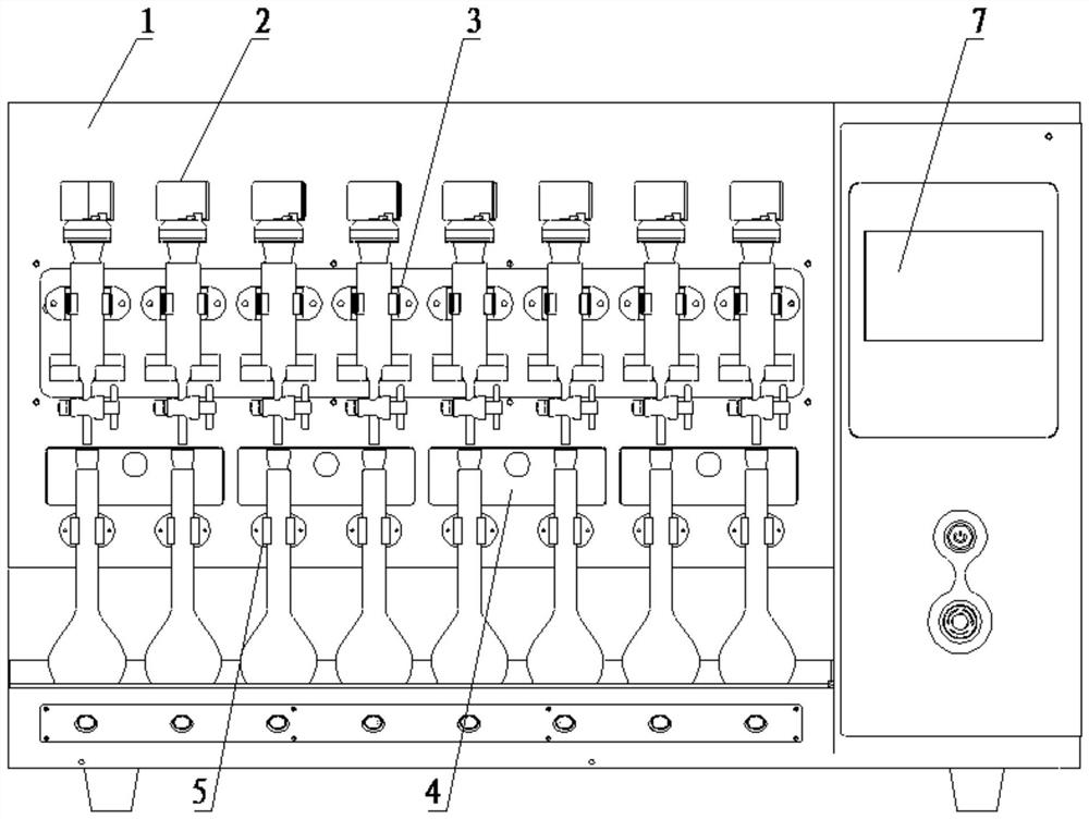 Method for detecting content of starch in tobacco