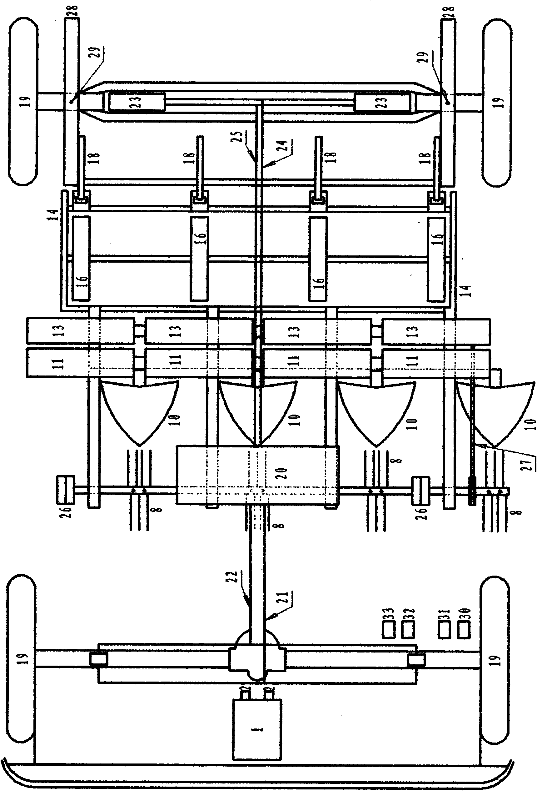 Multifunction hydraulic agricultural vehicle