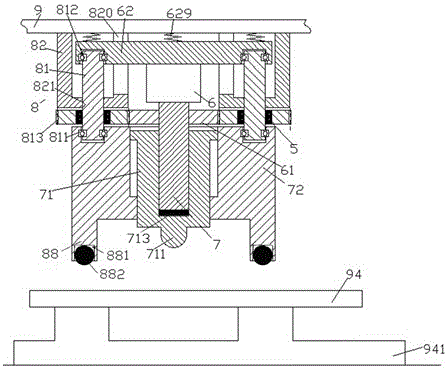 Part bending device for electric equipment