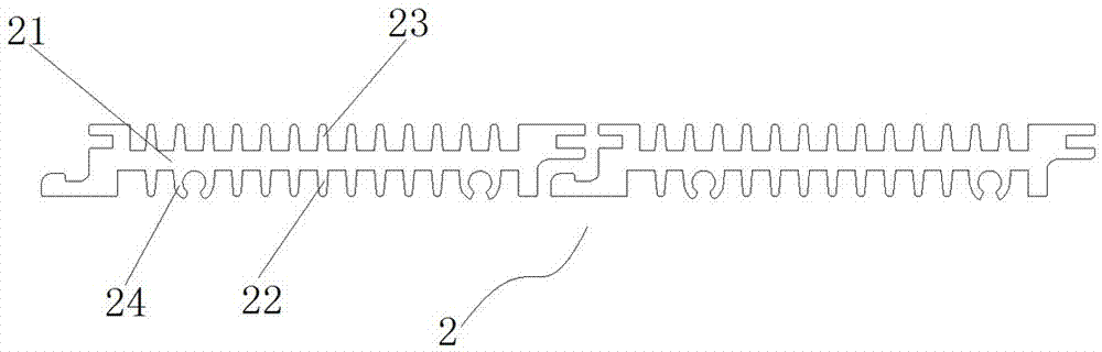 Heat radiating cabinet and printed board assembly thereof