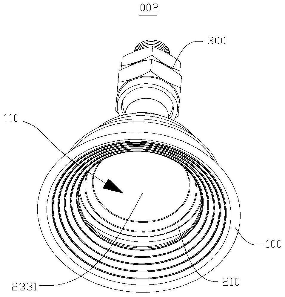 Self-suction positioning mechanism and clamp