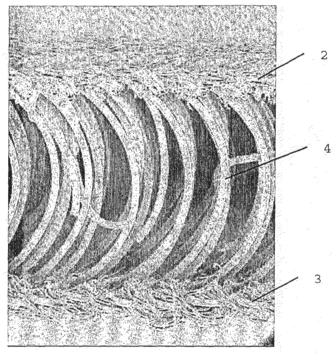 Integrated permeate channel membrane