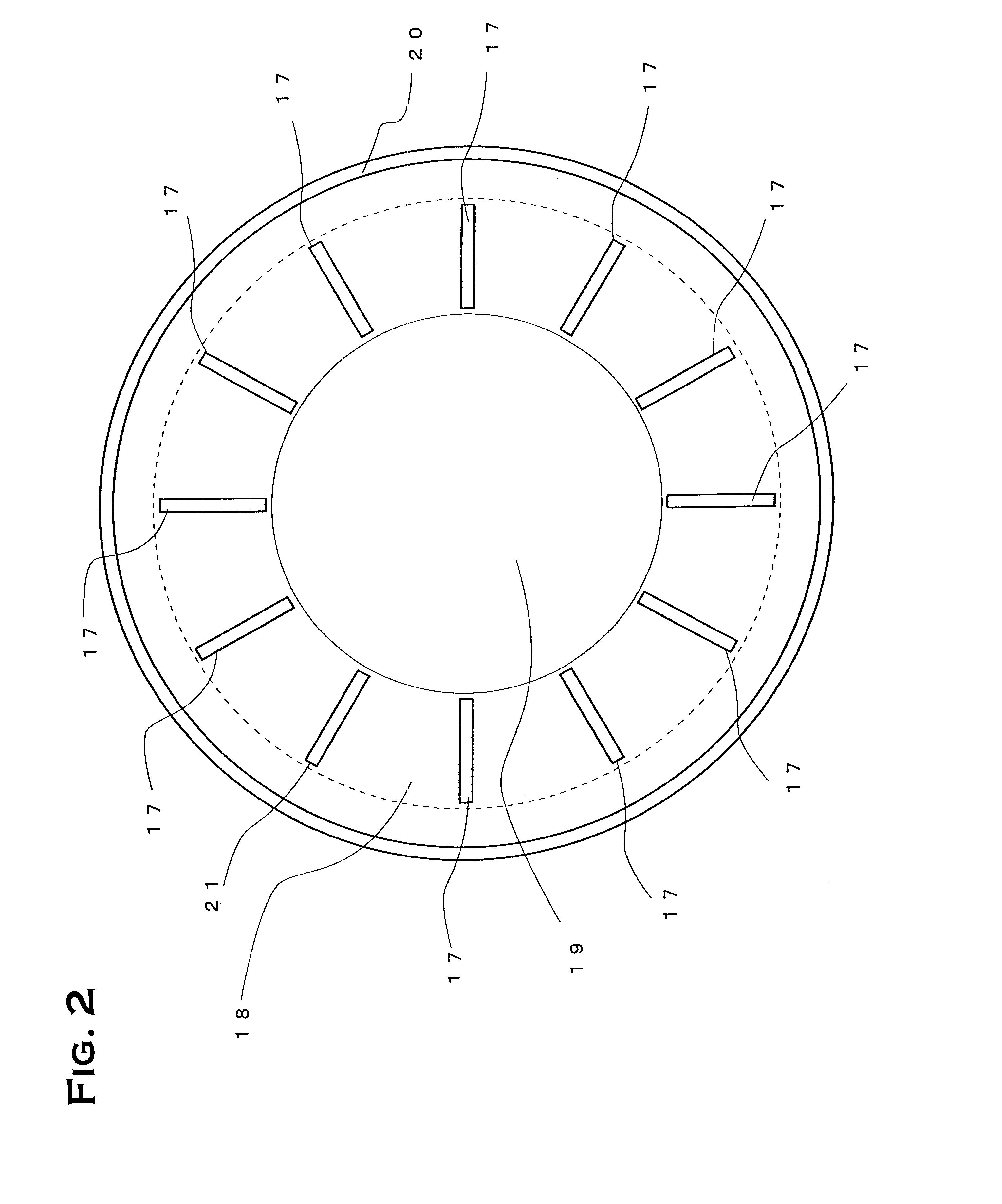 Cup shaped plating apparatus with a disc shaped stirring device having an opening in the center thereof