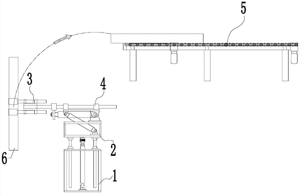 Alloy casting rod conveying device