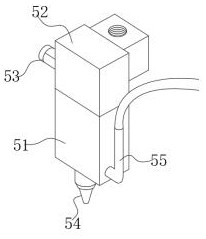 Precise multi-channel structural adhesive dispensing device used for automobile battery substrate