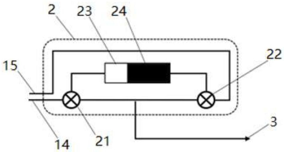 Dose-controllable medium conveying structure, medium conveying method and micro-dose secretion pump