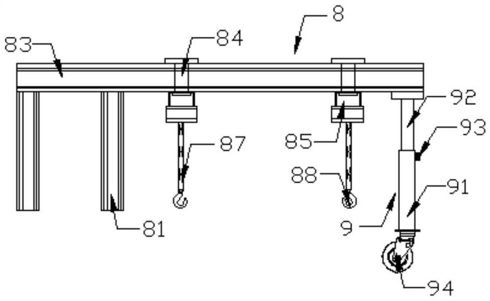 A railway track laying device