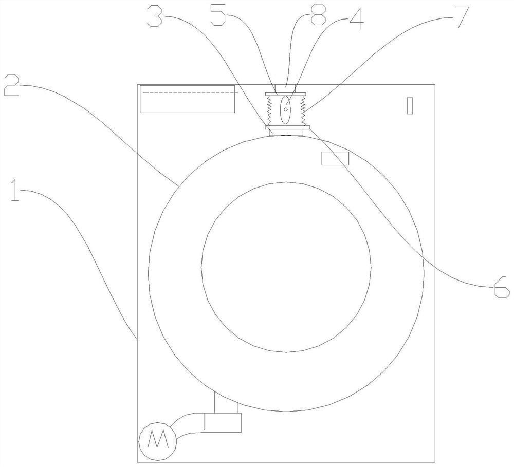 Vibration damping mechanism for clothes treatment equipment, clothes treatment equipment and vibration damping method