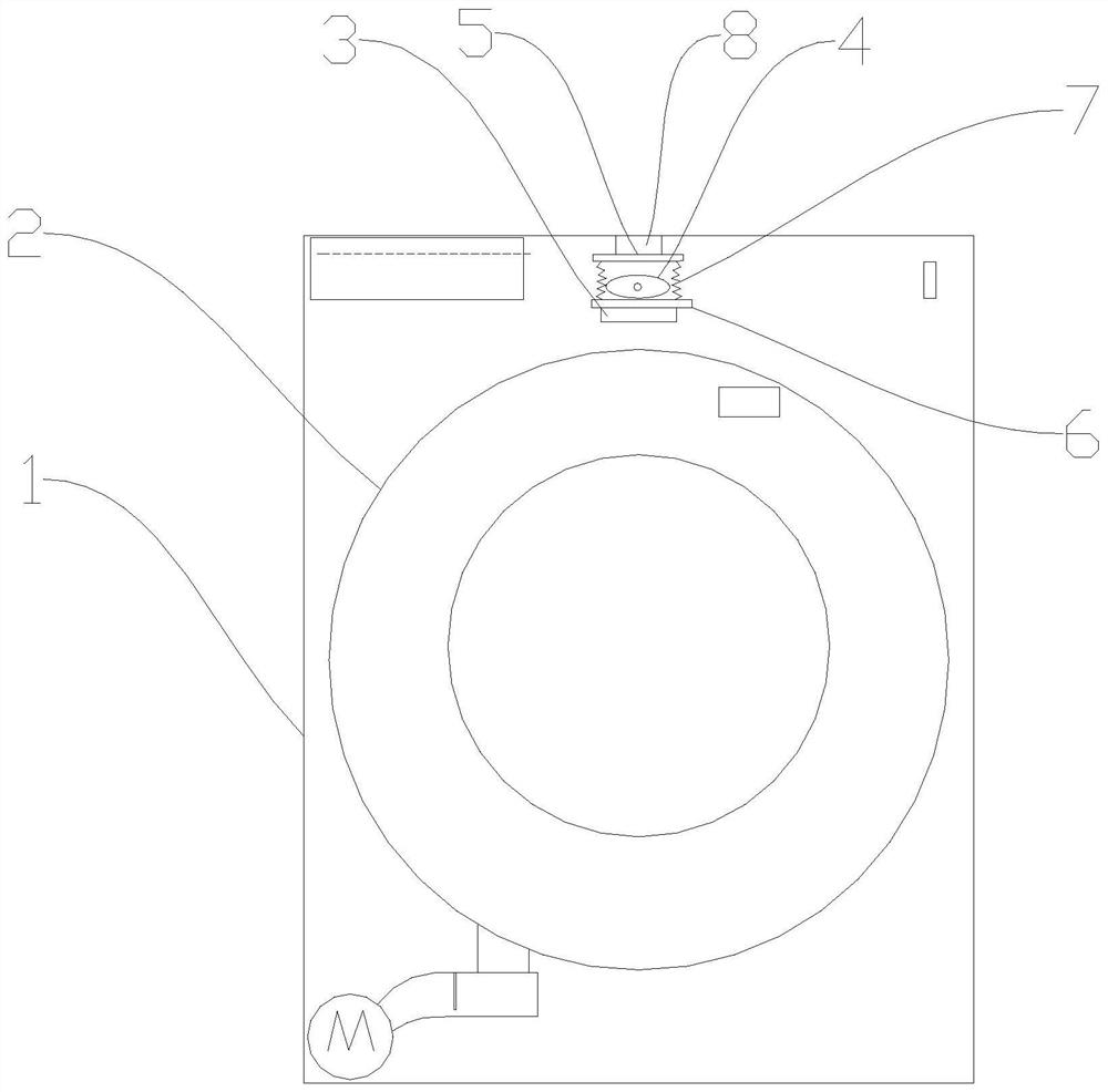 Vibration damping mechanism for clothes treatment equipment, clothes treatment equipment and vibration damping method