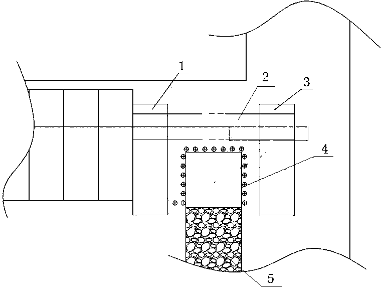 Construction technology for formwork making and filling among gob-side entry retaining supports