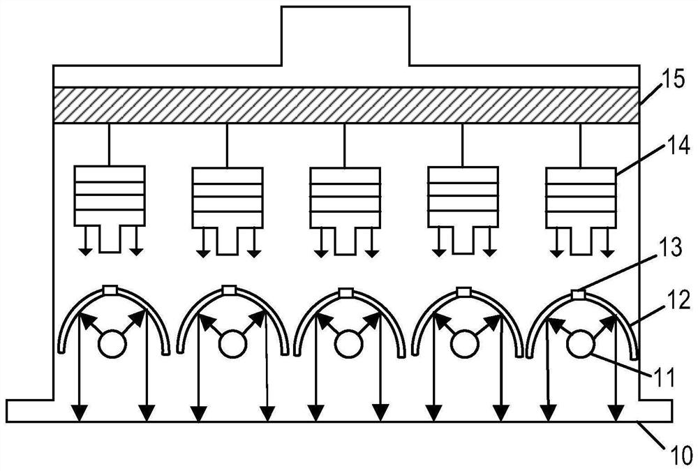 Film layer curing device