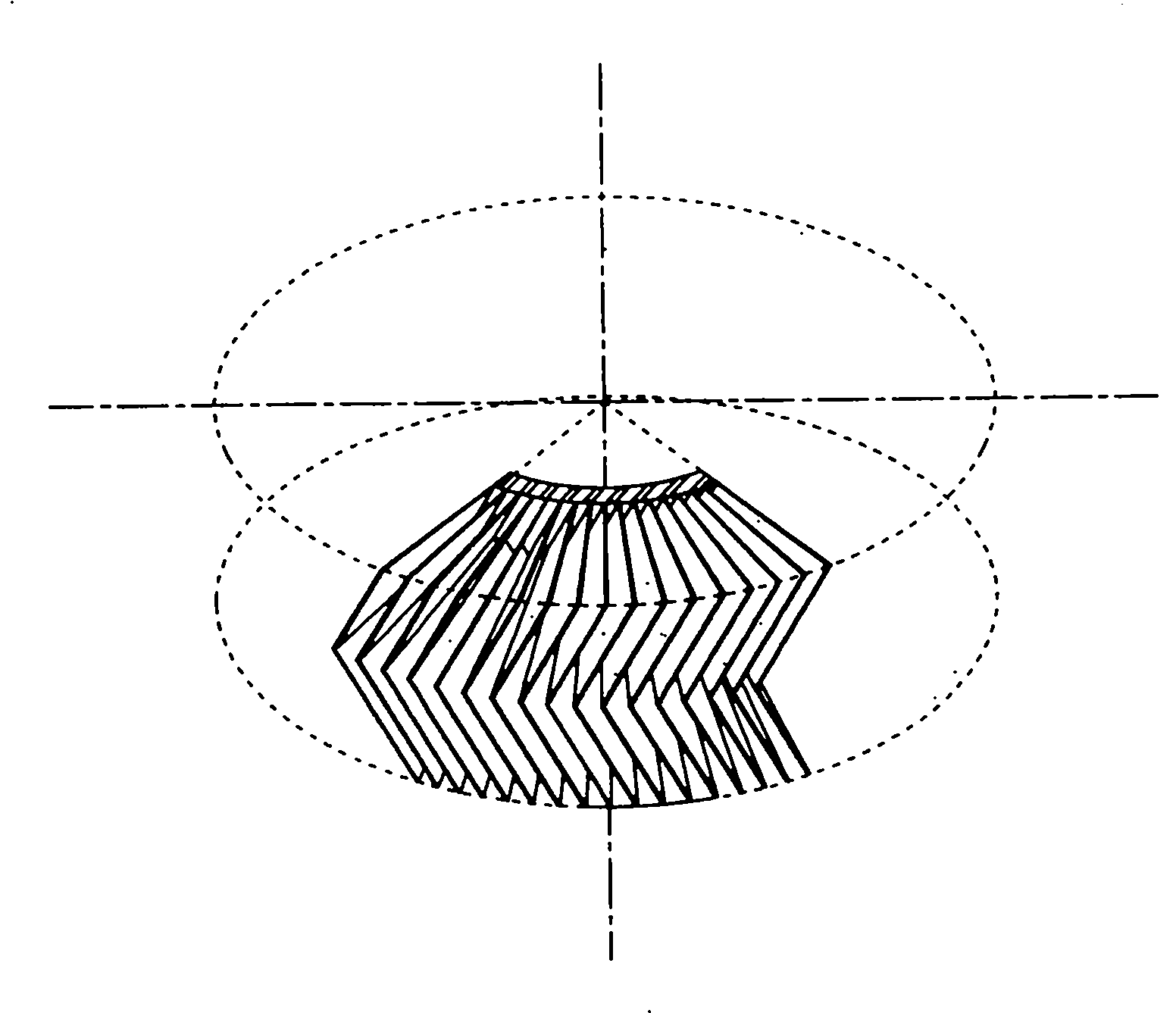 Baffle type cyclone demister