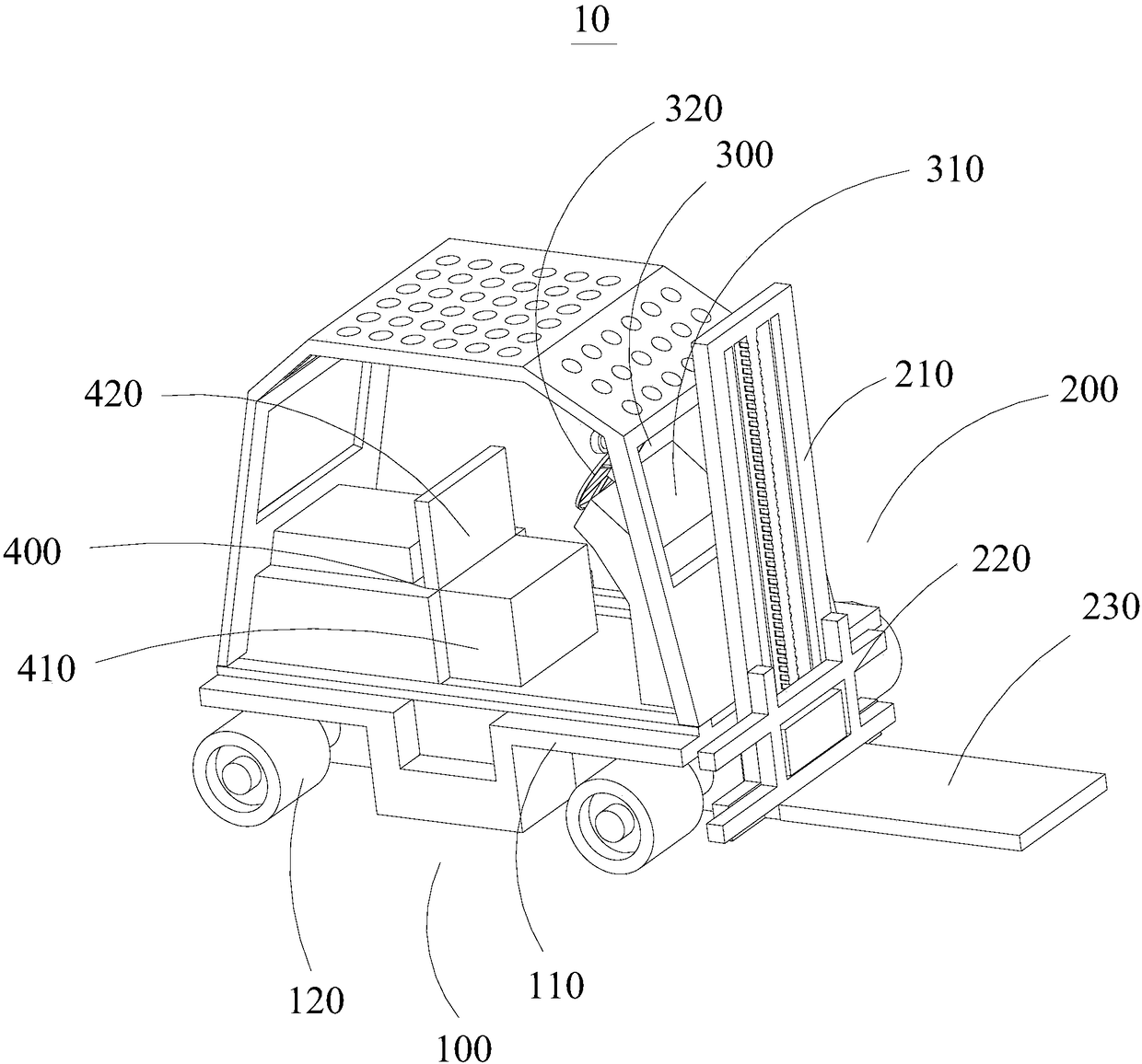 Transportation device for workshop