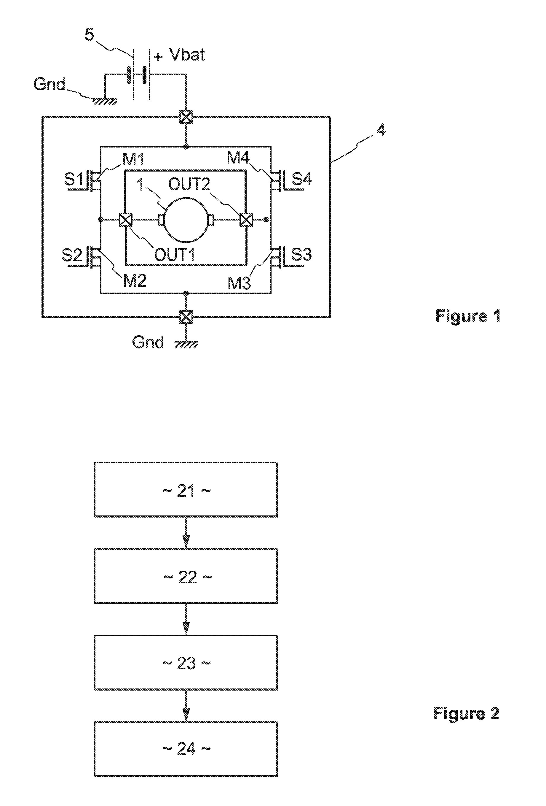 Detection of a short-circuit in a switching structure