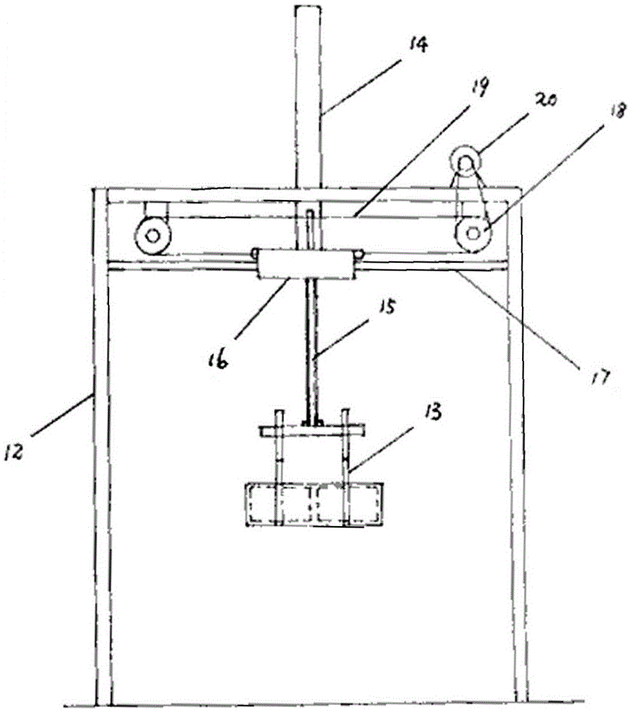 Automatic stacking device for inorganic fireproof expanded perlite heat-insulating boards