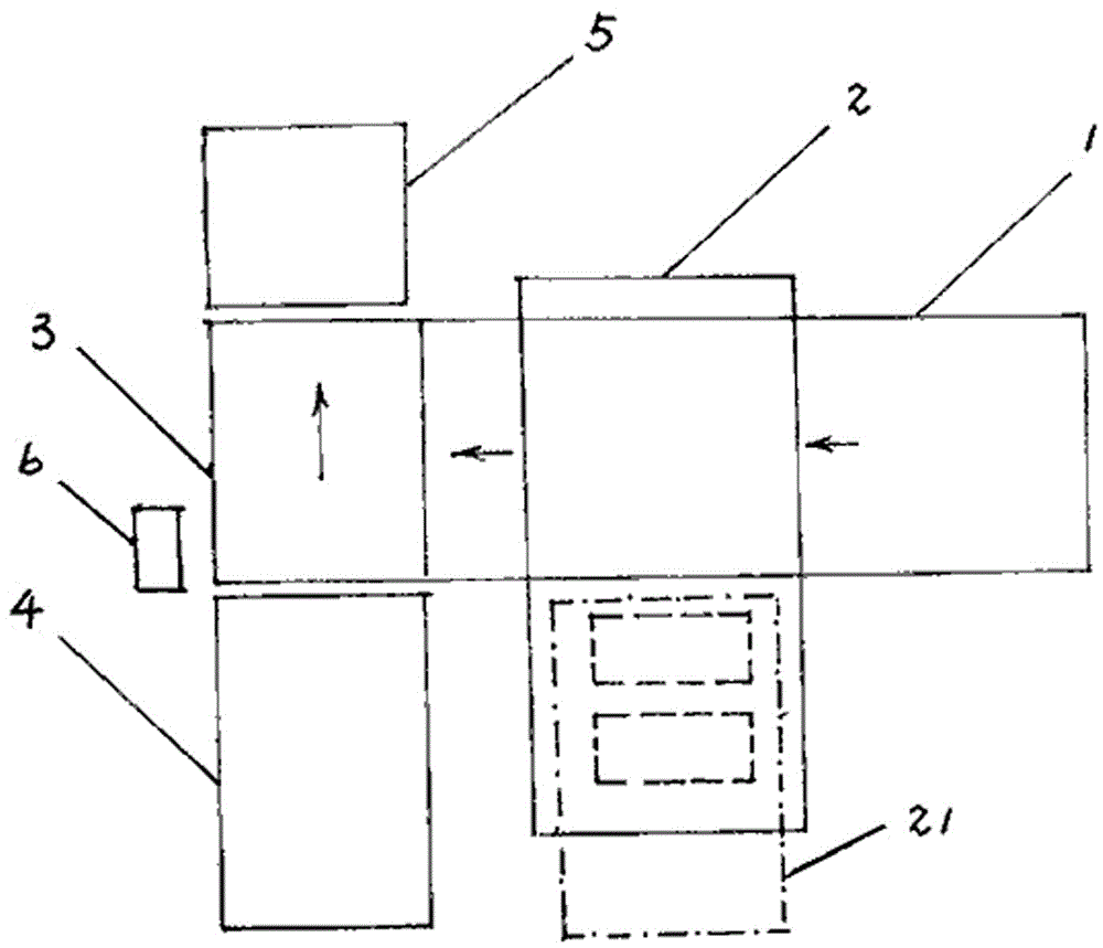 Automatic stacking device for inorganic fireproof expanded perlite heat-insulating boards