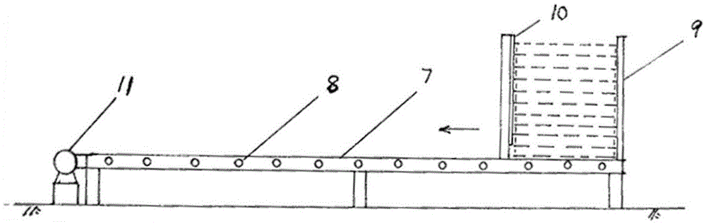 Automatic stacking device for inorganic fireproof expanded perlite heat-insulating boards