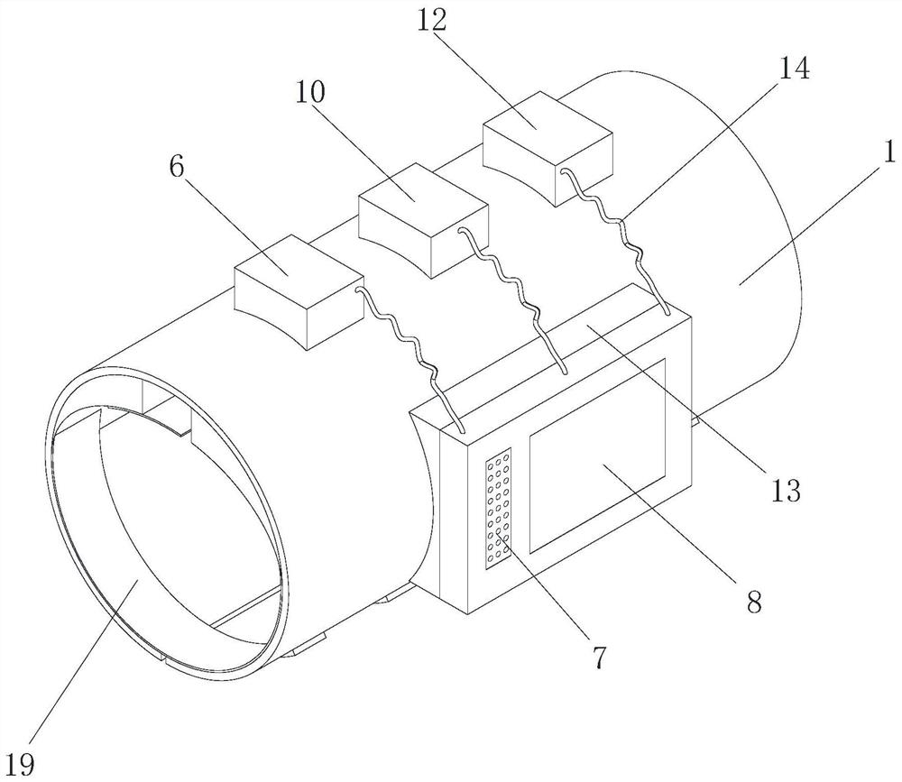 Portable drainage tube monitoring device