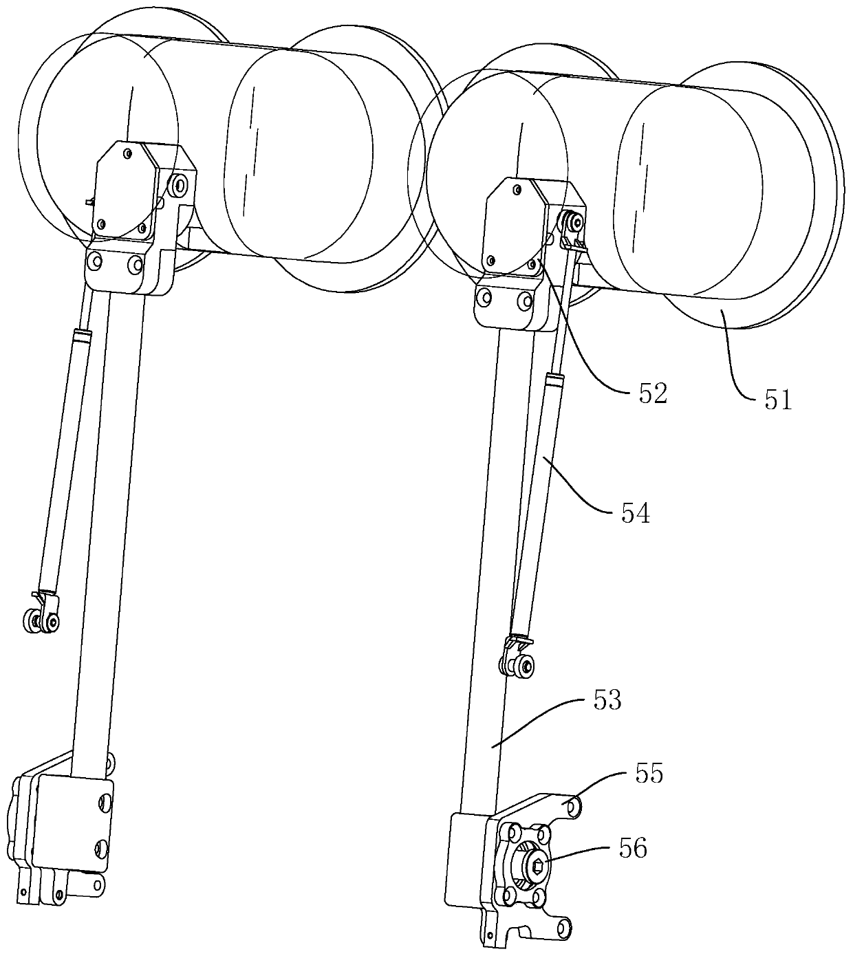 Magnetic climbing robot applied to cleaning and detecting of fan tower barrel