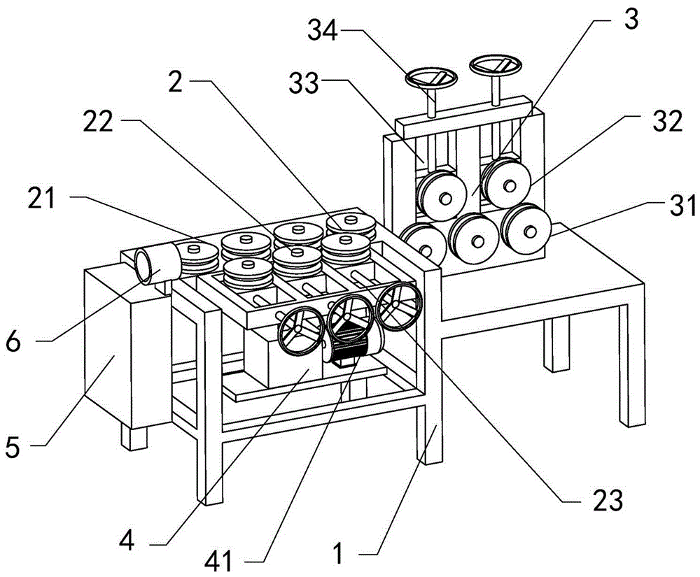 Steel tube straightening machine