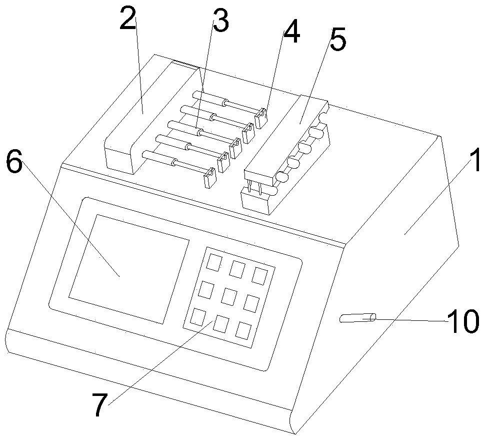 Livestock medicine injection device and method