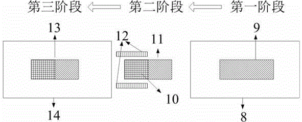 Hot stamping method for performance gradient distribution of high-strength steel parts